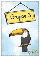 Vorschau - Bildkarten - Gruppenschilder + Stationsschilder - Papagei für die Papageiklasse - Seite 3