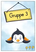 Vorschau - Bildkarten - Gruppenschilder + Stationsschilder - Pinguin für die Pinguinklasse - Seite 3