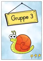 Vorschau - Bildkarten - Gruppenschilder + Stationsschilder - Schnecke für die Schneckenklasse - Seite 3