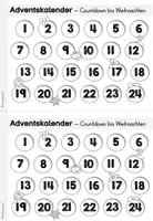 Vorschau - Arbeitsblätter - Adventskalender Weihnachten Klasse 1 | Deutsch & Mathe - Seite 3
