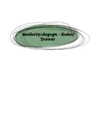 Vorschau - Text - Waldorfpädagogik - Rudolf Steiner - Deckblatt