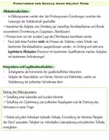 Vorschau - Text - Funktionen von Schule nach Helmut Fend - Seite 2