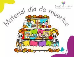 Vista previa - Hojas de trabajo - Material día de muertos - Portada