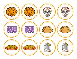 Vista previa - Hojas de trabajo - Material día de muertos - página 2