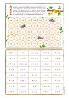 Vorschau - Arbeitsblätter - Multiplikation rationaler Zahlen - SPIELE - Seite 2