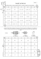 Vista previa - Hojas de trabajo - Multiplicar números negativos - Juego de matemáticas - página 3