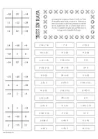 Vista previa - Juegos / Gamificación - Multiplicación de números racionales - Juego de matemáticas - página 1
