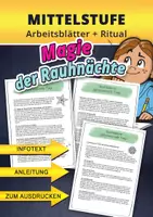 Vorschau - Arbeitsblätter - Magie der Rauhnächte – Jahresendritual für die Mittelstufe - Deckblatt