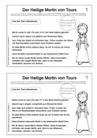 Vorschau - Unterrichtsreihen - Sankt Martin kennenlernen - Infos, Legende, Arbeitsblätter Klasse 2, 3, 4 - Seite 3