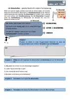 Vorschau - Arbeitsblätter - Ich-Botschaften - gleiche Nachricht, anders formuliert (Kommunikation) - Deckblatt