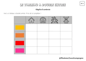 Aperçu - Apprentissages en autonomie - Tableau à double entrée - atelier 2/5 - Page 3
