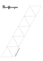 Vorschau - Arbeitsblätter - Hexaflexagon Umstülpkörper/Zauberblume - Seite 1