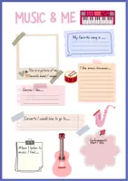 Vorschau - Arbeitsblätter - Music Worksheet - Deckblatt