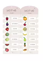 Vorschau - Stationenlernen - Les fruits Fadenspiele Obst - Seite 1