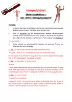 Vorschau - Arbeitsblätter - AB - Muskeln inkl. Lösungen + 2 Tests inkl. Lösung mit untersch. Anforderungsprofil - Seite 3