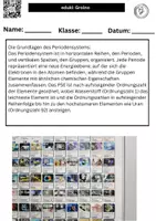 Vorschau - Merkblätter - Das Periodensystem der Elemente - 5 Texte + Bilder - Seite 1