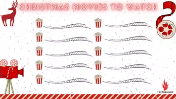 Προεπισκόπηση - Φύλλα εργασίας - Christmas Checklist "Movies to watch" Χριστουγεννιάτικη Λίστα "Ταινίες που θέλω να δω" - Εξώφυλλο