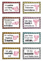 Vorschau - Arbeitsblätter - 40 Axolotl Affirmationskarten für die Axolotlklasse - Seite 2