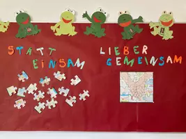 Vorschau - Arbeitsblätter - Statt einsam lieber gemeinsam - ein Klassenprojekt für eine gute Klassengemeinschaft - Deckblatt