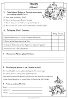Vorschau - Arbeitsblätter - "Advent" - Lesetext mit Fragen und Lösungen - Seite 3