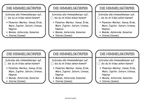 Vorschau - Stundenentwürfe - Das Weltall 2. Stunde (Himmelskörper) - Seite 3