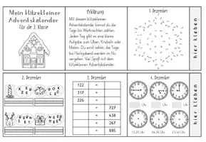 Vorschau - Arbeitsblätter - Weihnachten Adventskalender: Jeden Tag eine kleine Aufgabe – Leproello - Deutsch, Mathe & Spaß (3. Klasse) - Seite 3