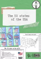 Vorschau - Stundenentwürfe - Discover the 50 states of the USA - Deckblatt