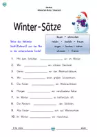 Vorschau - Arbeitsblätter - Winter -Kiste 1 - Seite 3