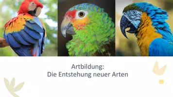 Vorschau - Präsentationen/Tafelbilder - Artbildung_ Evolution der Arten_Präsentation_digital - Seite 1