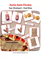 Aperçu - Apprentissages en autonomie - Cartes type Montessori - Saint Nicolas - Page de couverture