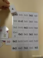 Aperçu - Jeux - puzzle pour les tables de multiplication thème du jardin - Page de couverture