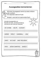 Vorschau - Arbeitsblätter - Satzarten und Satzzeichen - Seite 3