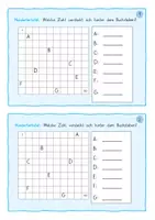 Vorschau - Fördermaterial/Inklusion - Kartei zur Hundertertafel - Klasse 2 (mit Lösung) - Deckblatt