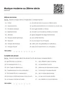 Aperçu - Apprentissages en autonomie - Musique moderne au 20ème siècle - Page 1