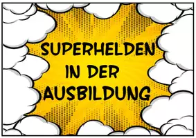 Vorschau - Poster - Klassenzimmer Deko Superhelden | Türdeko & Bastelvorlage für den Klassenraum - Seite 1