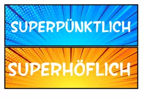 Vorschau - Poster - Klassenzimmer Deko Superhelden | Türdeko & Bastelvorlage für den Klassenraum - Seite 3
