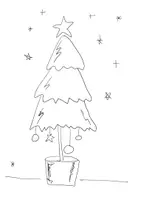 Vorschau - Mal- und Bastelvorlagen - Ausmalbilder & Vorlagen: Winter & Weihnacht - Seite 1