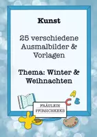 Vorschau - Mal- und Bastelvorlagen - Ausmalbilder & Vorlagen: Winter & Weihnacht - Deckblatt