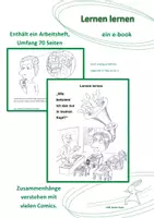 Vorschau - Stundenentwürfe - Lernen lernen - ein Arbeitsheft (E-book) mit vielen Zusatzmaterialien - Deckblatt