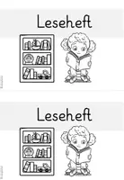 Vorschau - Arbeitsblätter - Anfangsunterricht | Lesen | Leseheft | Klasse 1 | Grundschrift - Seite 1