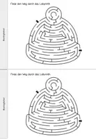 Vorschau - Stationenlernen - Winter Mini-Heft | Klasse 1-4 | Rätsel & Knobelaufgaben Grundschule - Seite 3