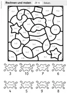 Vorschau - Arbeitsblätter - Rechenmalblätter Winter Klasse 1-4 | Rechnen und Malen - Seite 1
