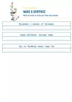 Aperçu - Jeux - Tupaia and the Cook expedition, Make a sentence - Page 2