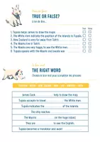 Aperçu - Jeux - Tupaïa and the Cook expedition, True or false Tupaia/ the right word - Page 2