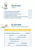 Aperçu - Jeux - Tupaïa and the Cook expedition, True or false Tupaia/ the right word - Page 3