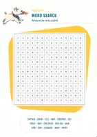 Aperçu - Feuilles d'exercices - Tupaia and the cook expedition, Word Search - Page 1