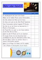 Vorschau - Arbeitsblätter - Forscherheft - Planeten und Sonnensystem - Seite 3