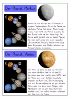 Vorschau - Stationenlernen - Wissens- & Forscherkartei - Sonnensystem und Weltall - Deckblatt