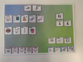 anteprima - Materiale di supporto/inclusione - Tabella a tema CAA Cocco dentista - Pagina di copertina