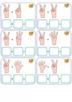 Vista previa - Juegos / Gamificación - Sumas y restas con dedos - página 3